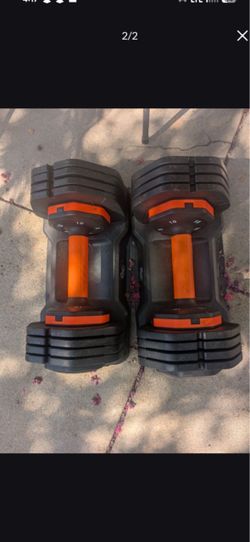 2 Adjustable Dumbells