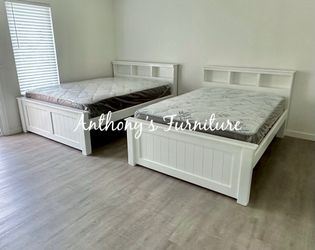 New White Full Bed And Mattress