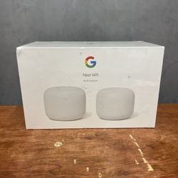 Google Nest Mesh Wifi Router and Point (2 Pack) - White