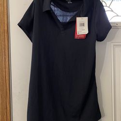 Blue Size 15 Chaps Polo Shirt