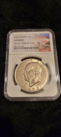 1972-D Eisenhower Dollar NGC Genuine - Vegas Strip Hoard