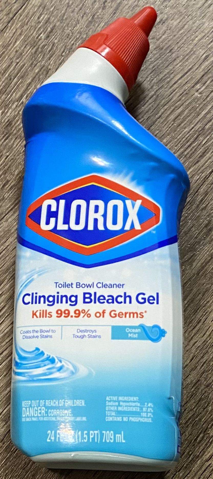 Clorox Clinging Bleach Gel Toilet Bowl Cleaner