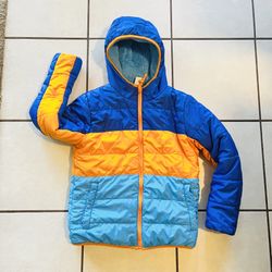Kids Size M(8/10) Winter Snow Jacket Waterproof Reversible