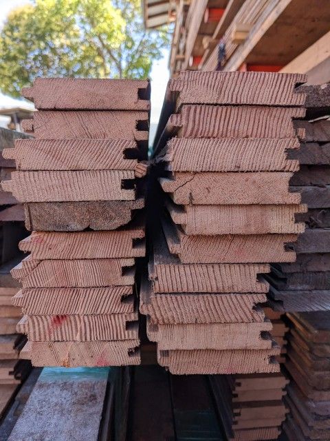 Reclaimed From 100 Year Old Building 1x4 T&G