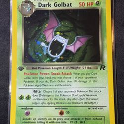 Dark Golbat Holo Team Rocket Vintage