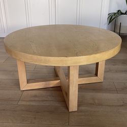 Rose Park Round Wood Coffee Table - Threshold designed with Studio McGee