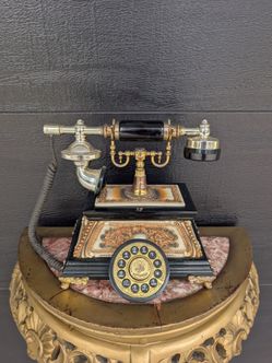 Ornate Vintage Style Candlestick Telephone