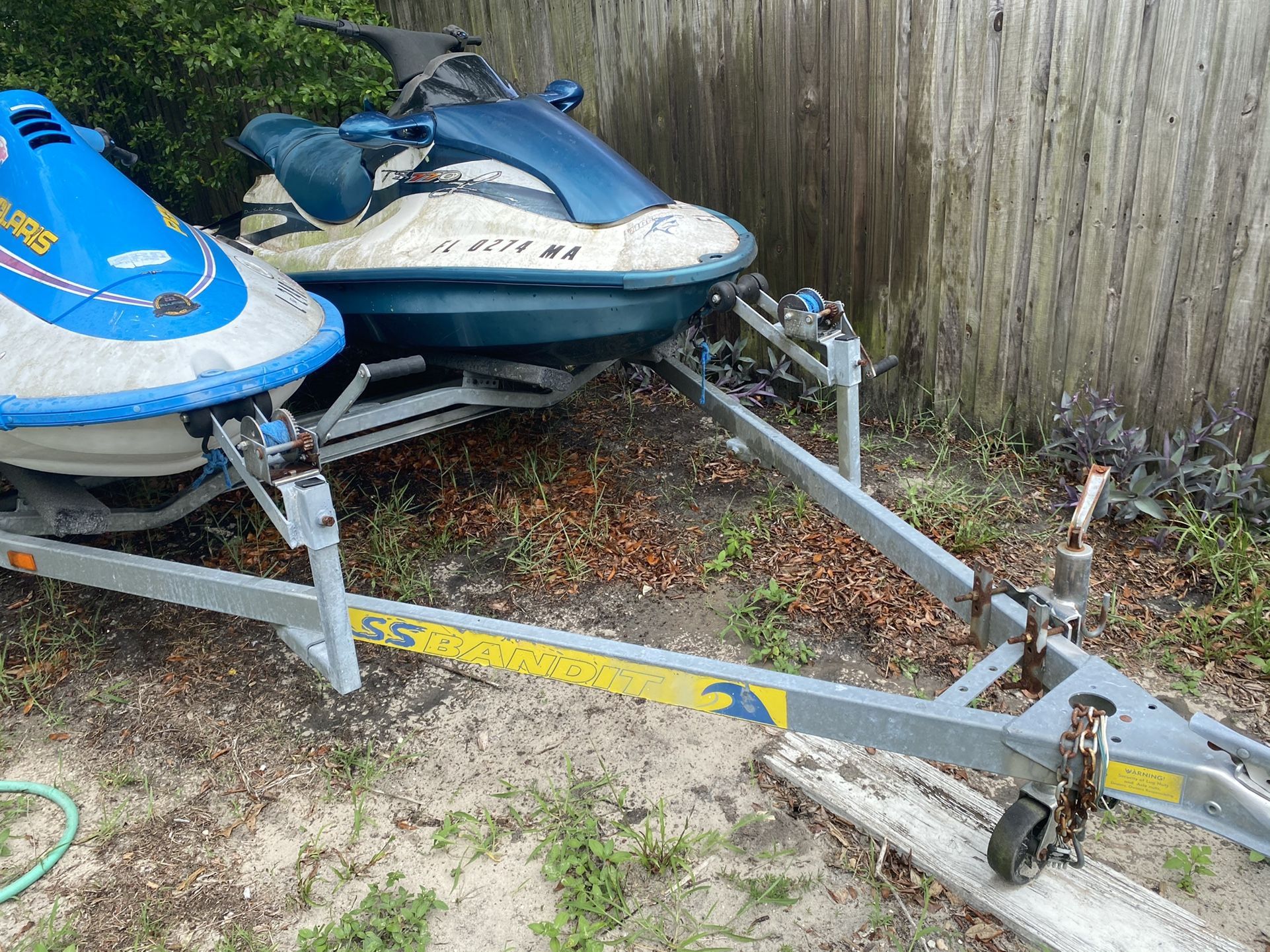Trailer And Jet Skis