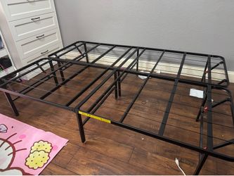 Full metal bed frame