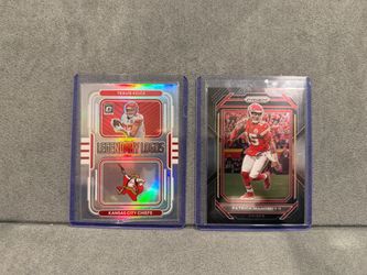 Patrick Mahomes Travis Kelce 2 Card Lot Prizm Black Legendary Logos Chiefs NFL