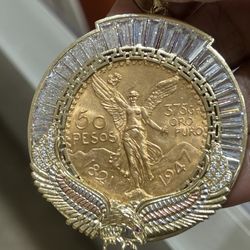 14KT YG Coin Holder 50 Pesos 