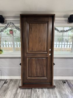 Mahogany Wood Door