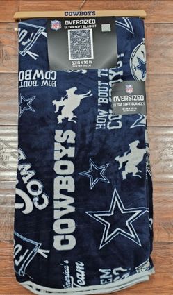 NFL Dallas Cowboys Oversized Ultra Soft Blanket