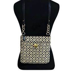 LIKE NEW! Tommy Hilfiger Monogram Crossbody Bag