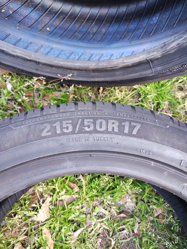Tires 215 /50R17