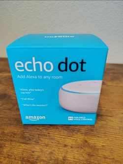 NWT Amazon Echo Dot (with Alexa)
