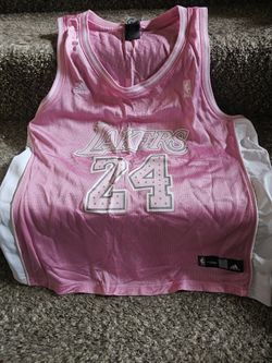 KOBE BRYANT #24 ADIDAS PINK WOMEN'S JERSEY NEVER WORN SIZE XL