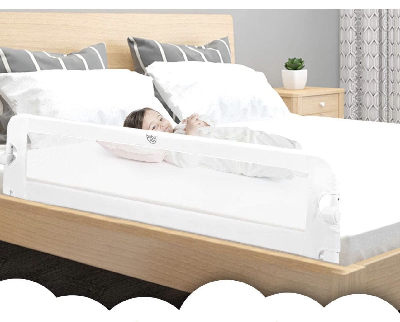 Baby Bed Rails 59” 