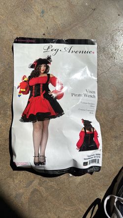 Leg Avenue Vixen Pirate Wench Costume 3X/4X