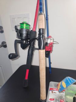 Fishing poles and tackle box