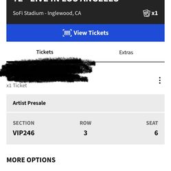 KANYE VIP TICKETS