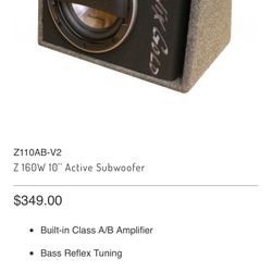 Phoenix Gold 10” Subwoofer 