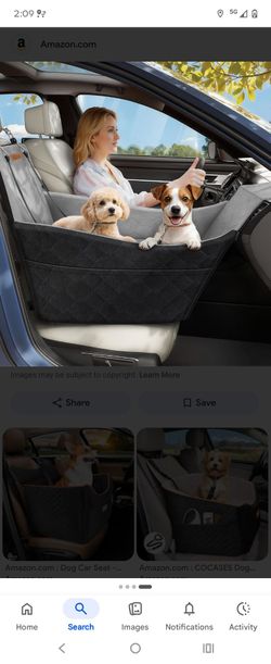Tivray pet elevated dog car seat
