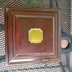 2000 Bombay Co Wooden Jewelry Box with Key 