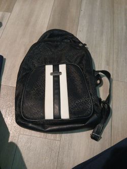Nautica Backpack Black Logo Print