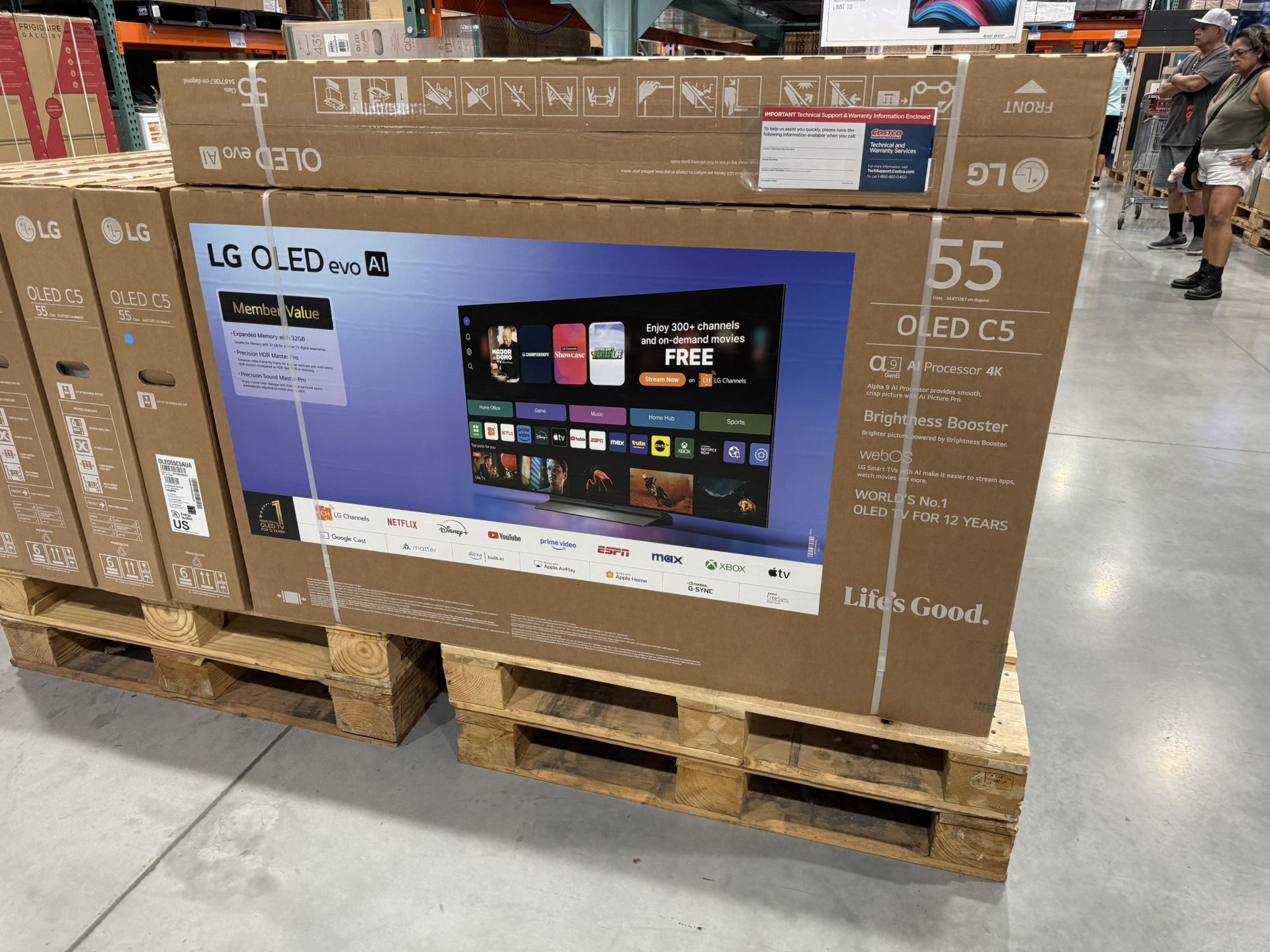 55 INCH LG OLED C5 BRAND NEW Sealed Smart 4k TVS