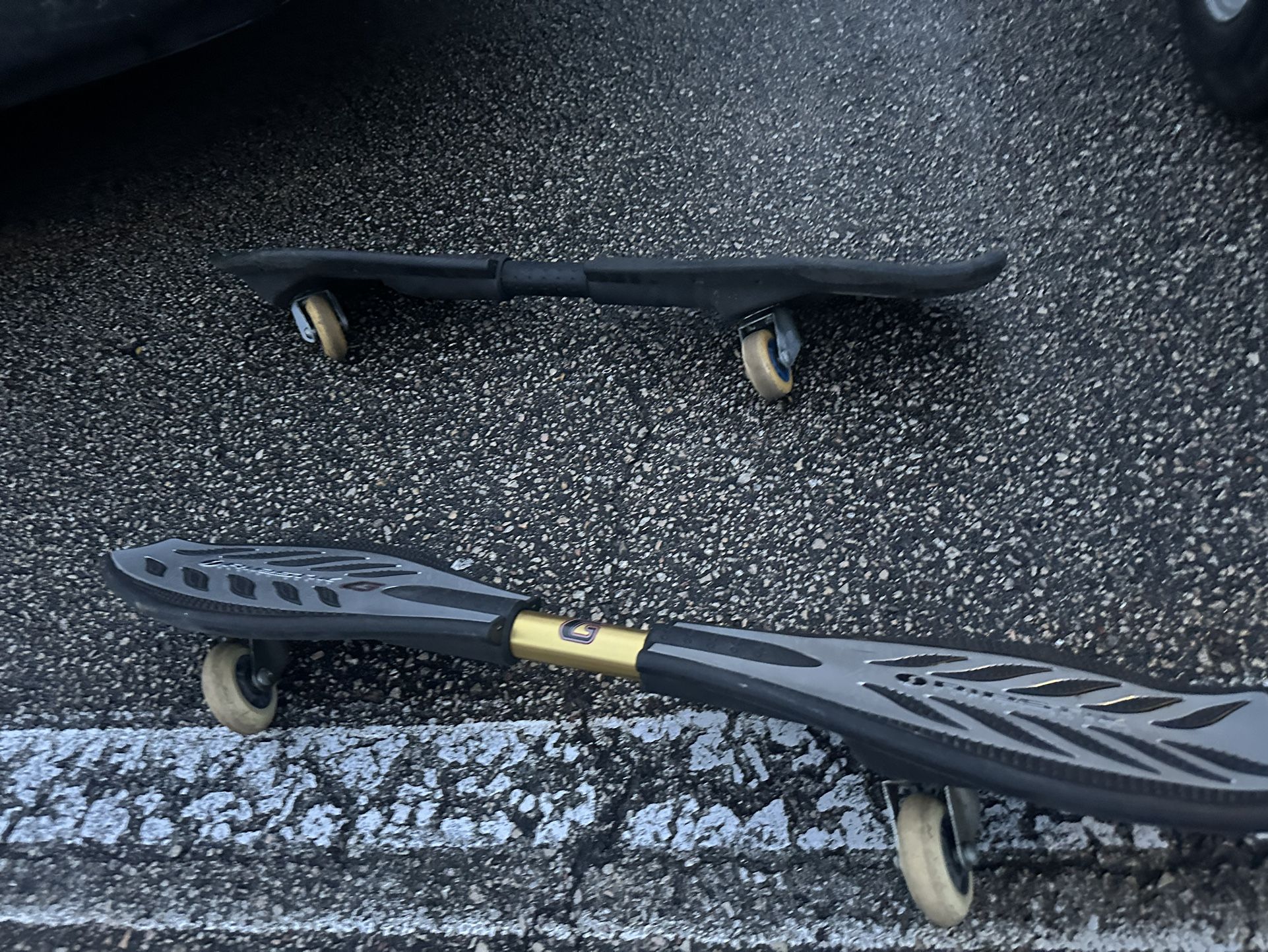 Skate Boards And Rip Sticks