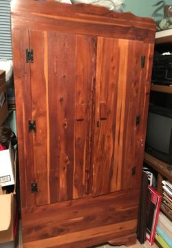 Cedar armoire