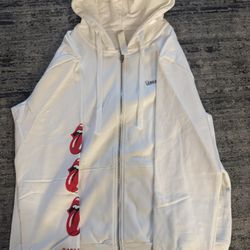 White chrome hearts hoodie