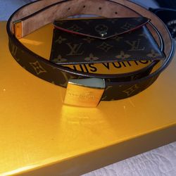 Louis Vuitton Wallet And Belt 