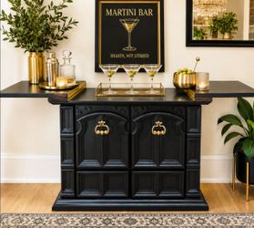Vintage Martini Bar Cart