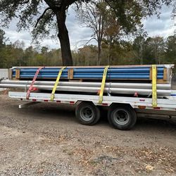 (15) Aircom 4” Aluminum Pipe for Compressed Air Tube Networks