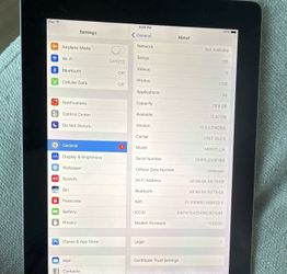 Apple iPad 11in 40GB Silver Wi-Fi + Cellular (AT&T) iOS Tablet MD577LL/A