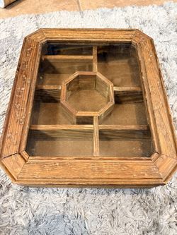 Wall mount curio cabinet