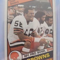 84 Topps Chip Banks!