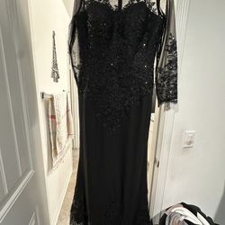 Brand New Black Fancy Dress Size 12
