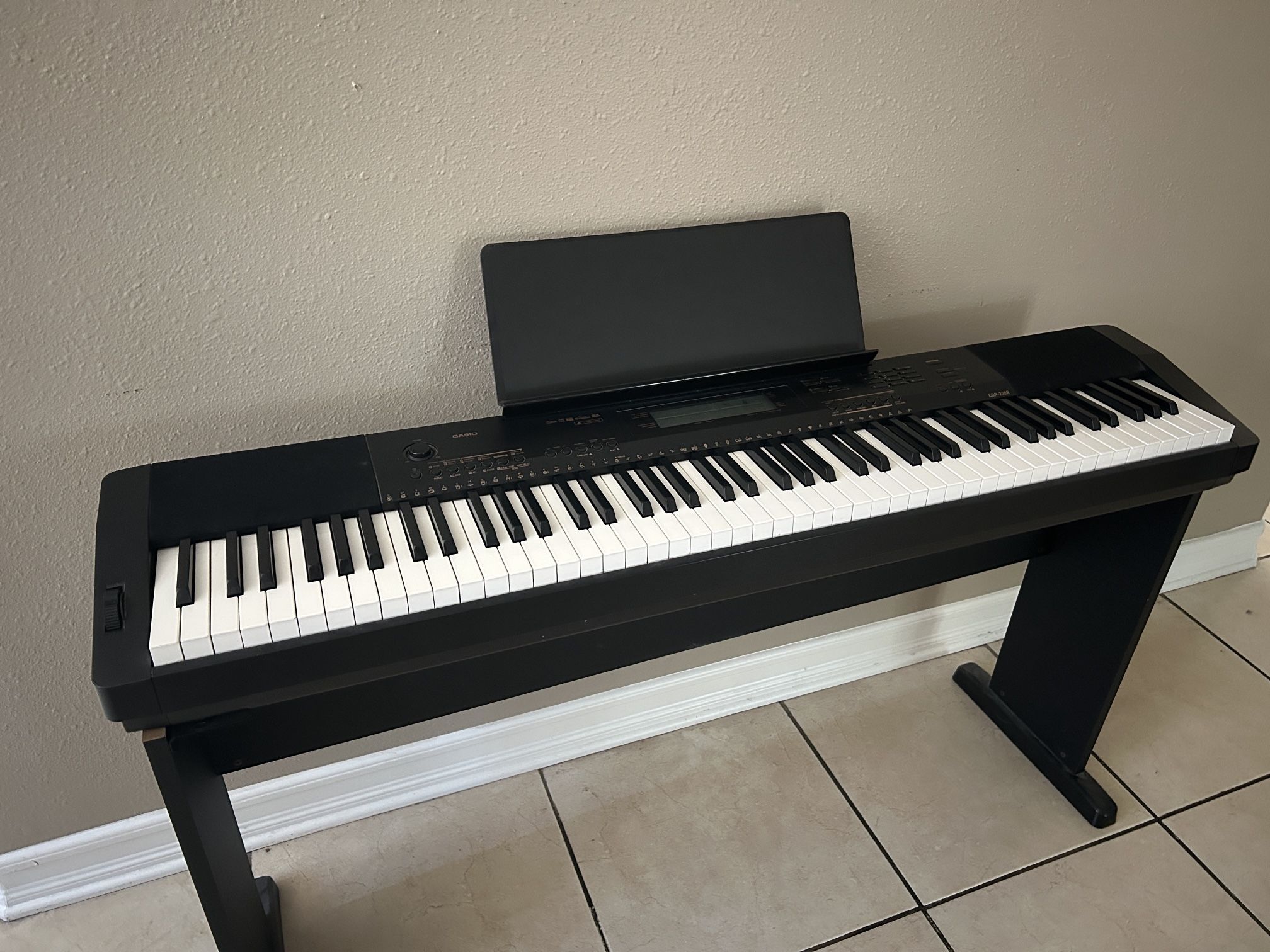 Used 88-Key Casio CDP-230R Digital Piano