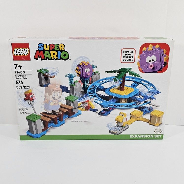 LEGO Super Mario: Big Urchin Beach Ride Expansion Set (71400) New - Retired