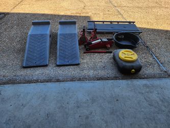 Car Ramp and Jack Bundle – Garage Tool Set