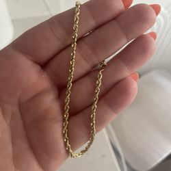 14k Gold Bracelet Or Anklet