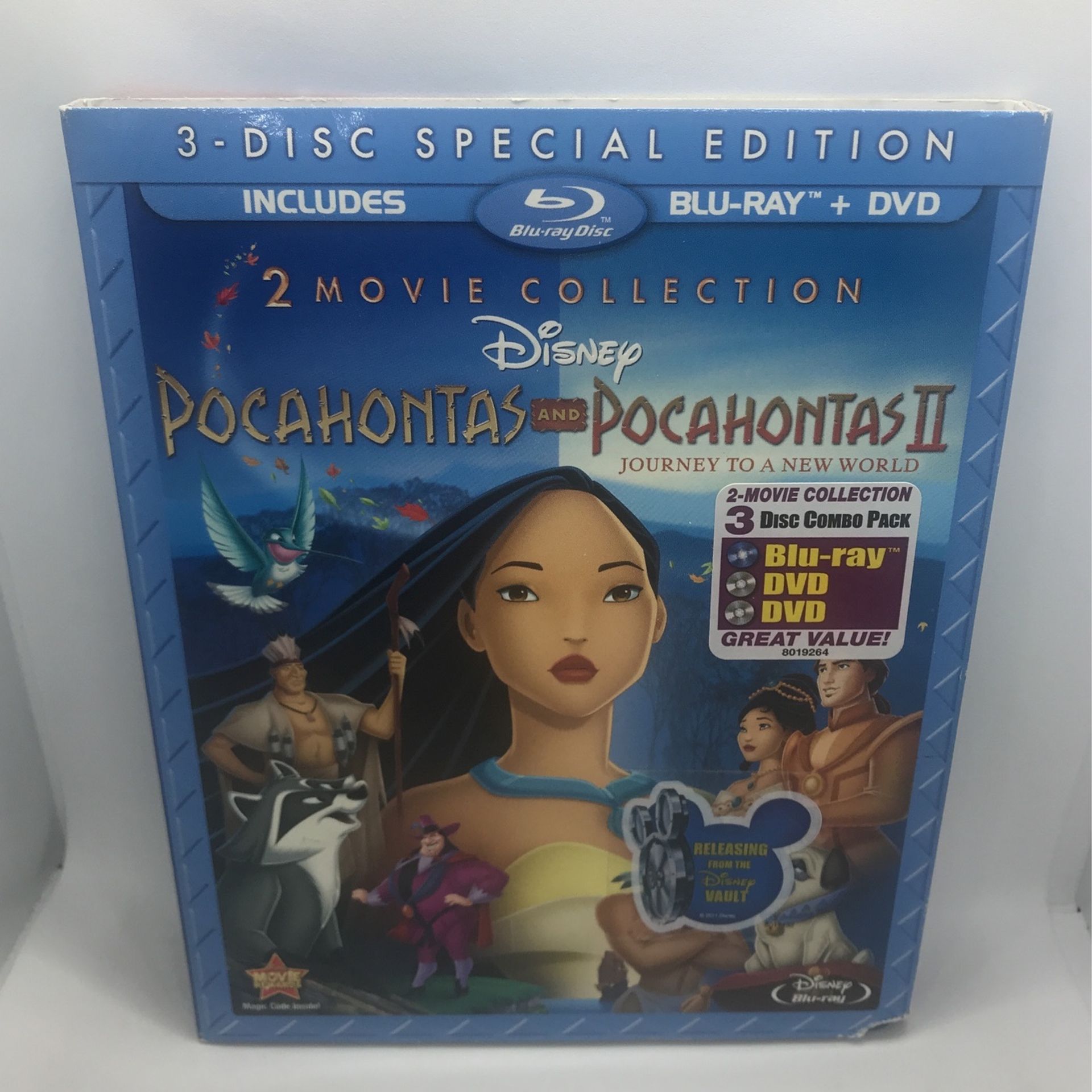 Disney’s Pocahontas 1&2 Blu-ray DVD