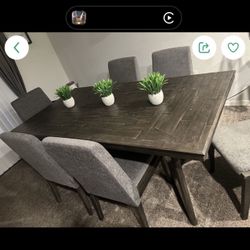 Langford Dining Table With 6 Chairs