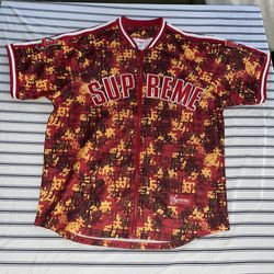 Supreme Kanji Baseball Zip Up