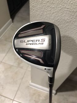 Adams Super S Speedline VST Mens 15* RH 3-Wood, S-Flex graphite shaft, nice grip