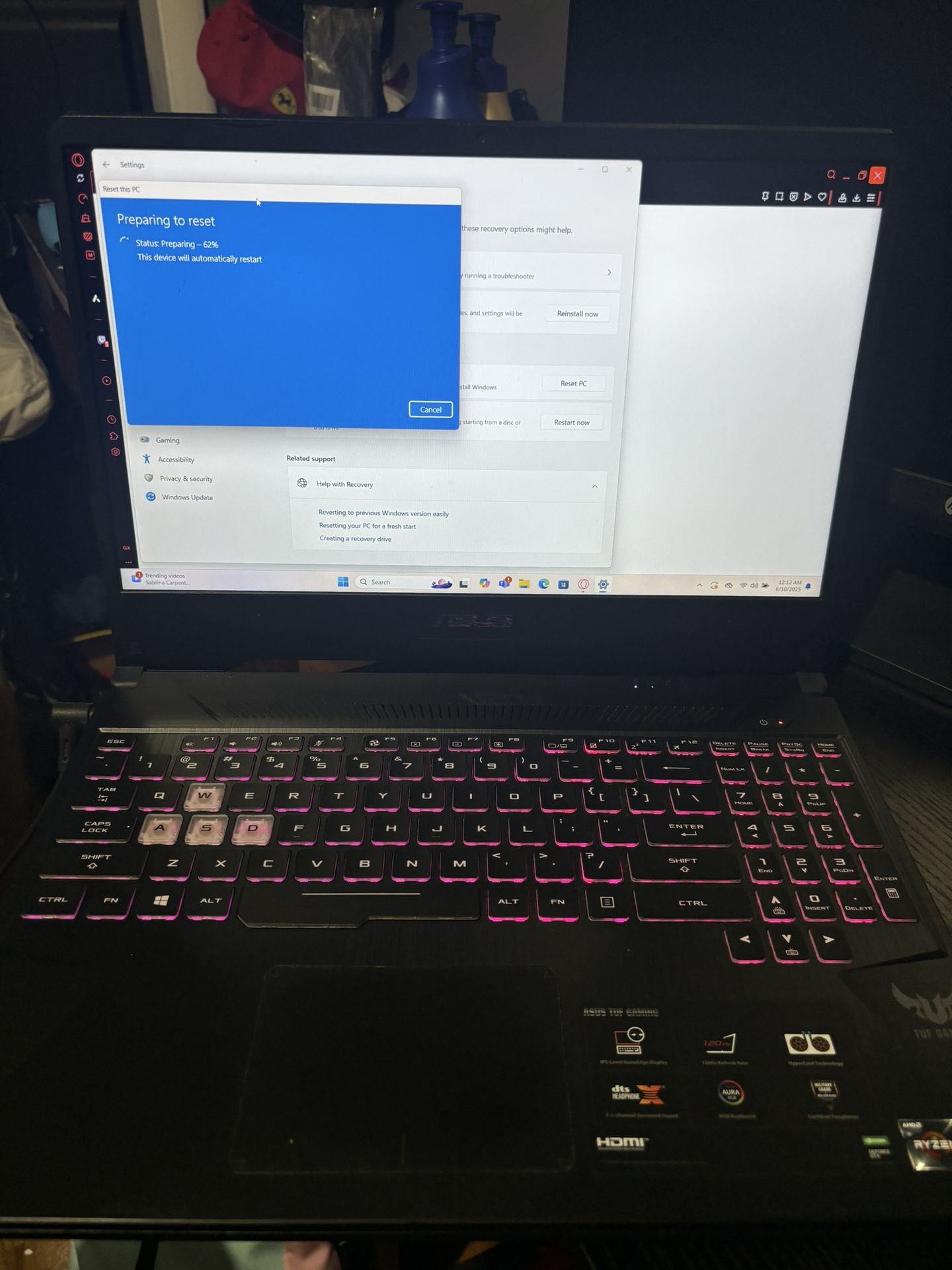 Asus Turf Gaming Laptop