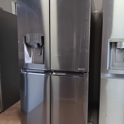 LG FLEX DOOR BLACK STAINLESS REFRIGERATOR 